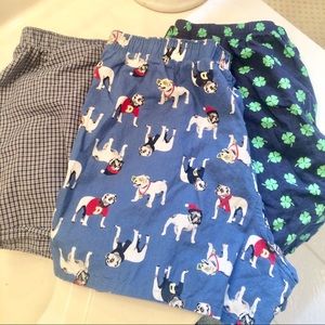 Men’s boxer briefs size L and Xl pajama shorts